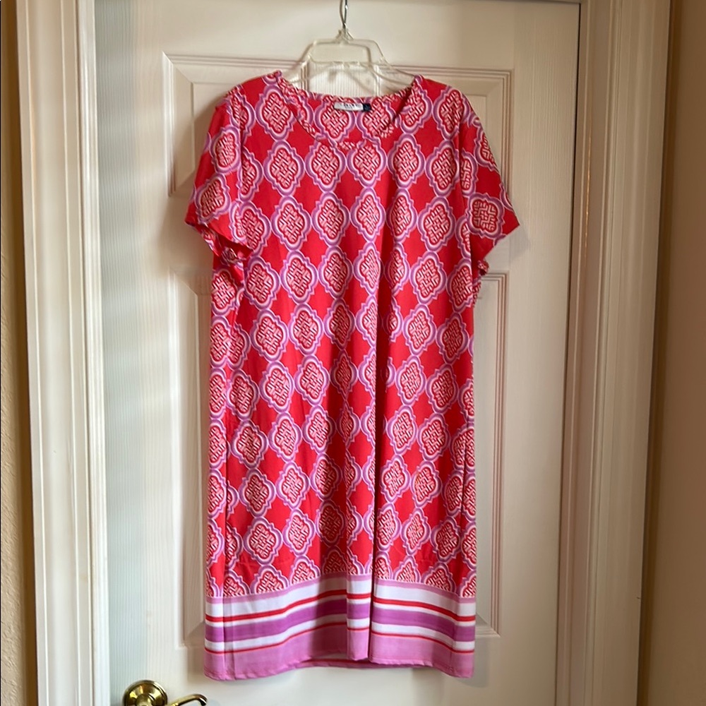 Cabana Life Pink Patterned Dress